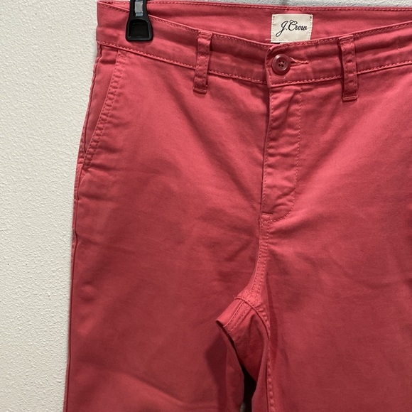 J crew Vintage slim-straight stretch chino pant red pink AB648 - Picture 3 of 10